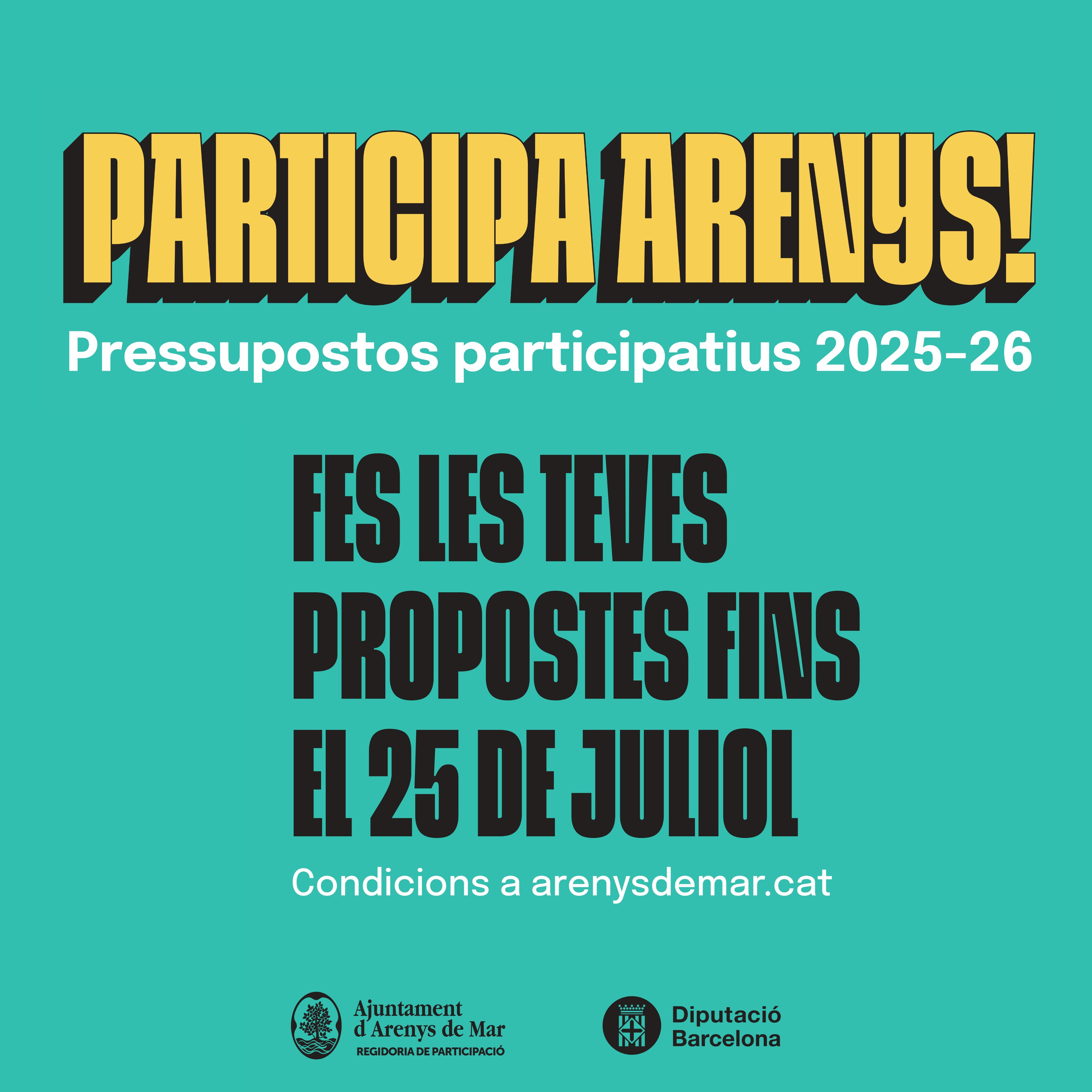 Imatge pels mitjans: Pressupostos Participatius 2025